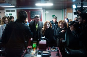nacha en el timon